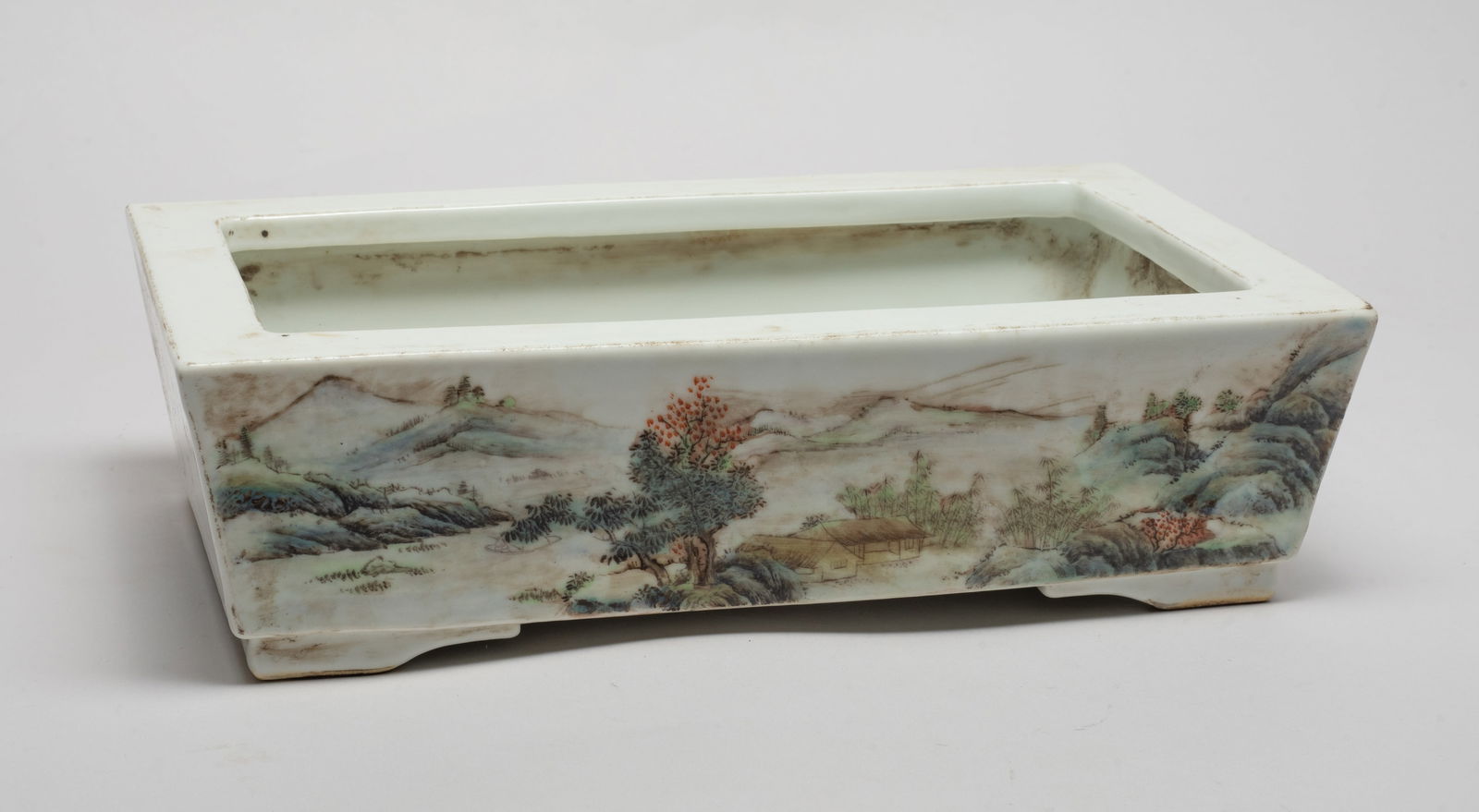 Estate Chinese Famille Rose Porcelain Large Washer (1 of 12)