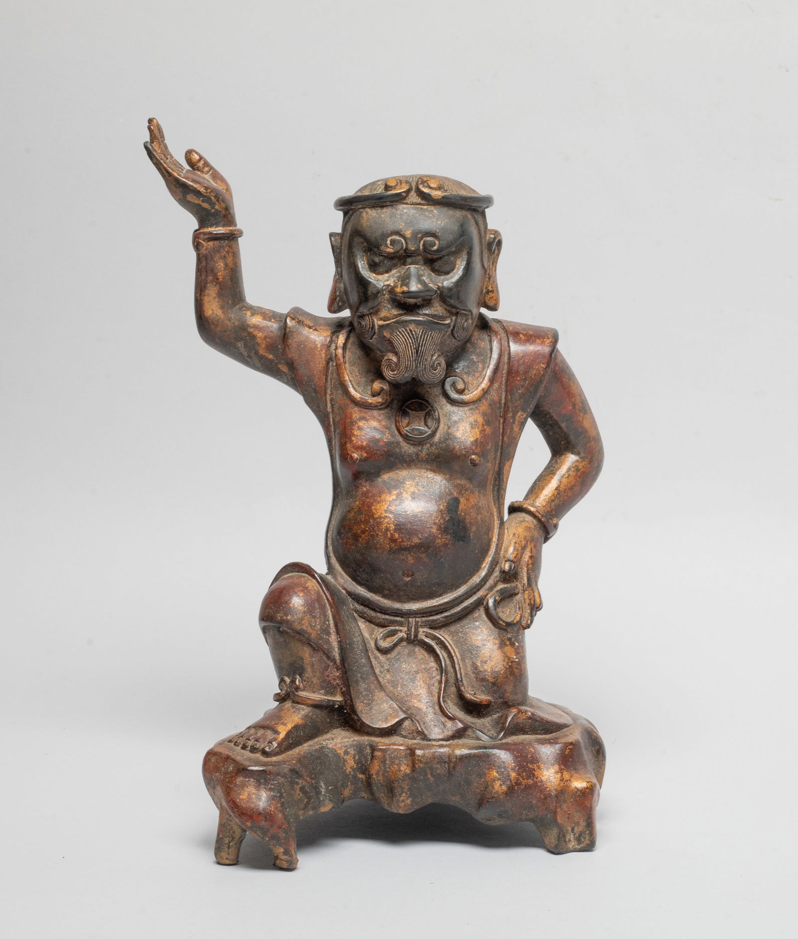 Chinese Export Painted Bronze Sculpture (1 of 13)