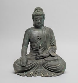 Chinese/ Japanese Large Bronze Buddha