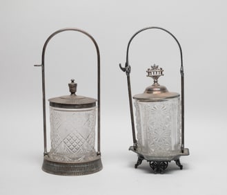 Antique Silver Plated Pickle Caster