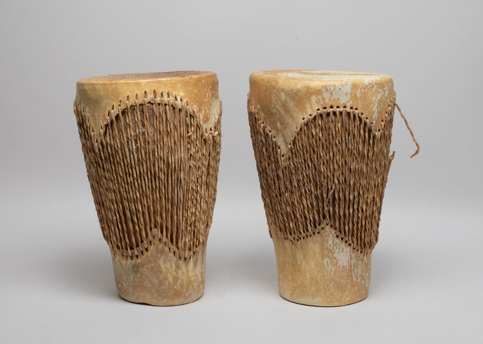 Two Vintage Leather Drums (1 of 14)