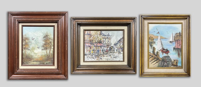 Estate Signed House Decor Oil Paintings