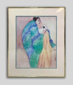 R. C. Gorman Signed Wall Hanging