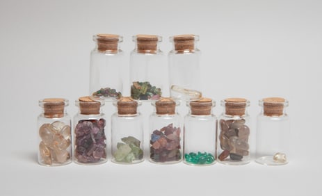Estate Large Set Gemstone Collections