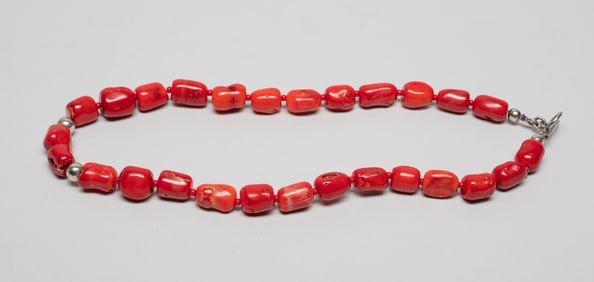 Estate Zuni Fetish Type Necklace