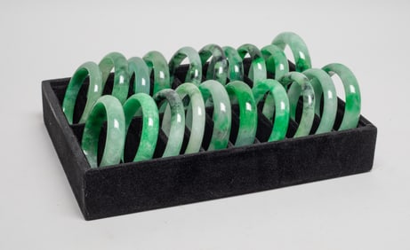 Large Set Chinese Export Bangles