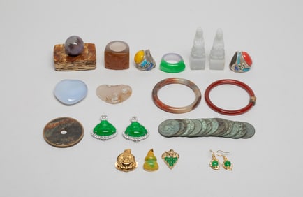 Estate Large Set Chinese Jewelry