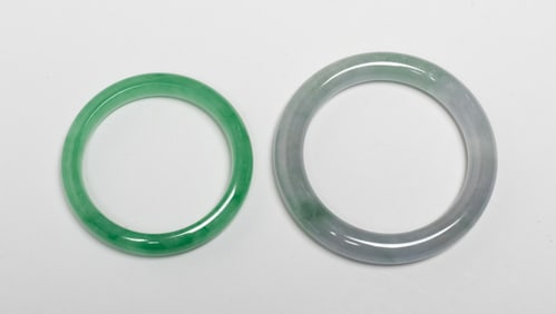 Two Chinese Export Bangles