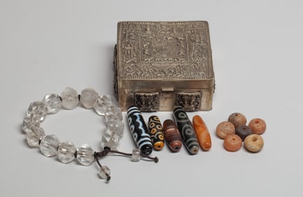 Chinese/ Tibetan Dzi Beads, Agate Collections