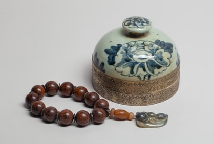 Estate Chinese Export Prayer Beads