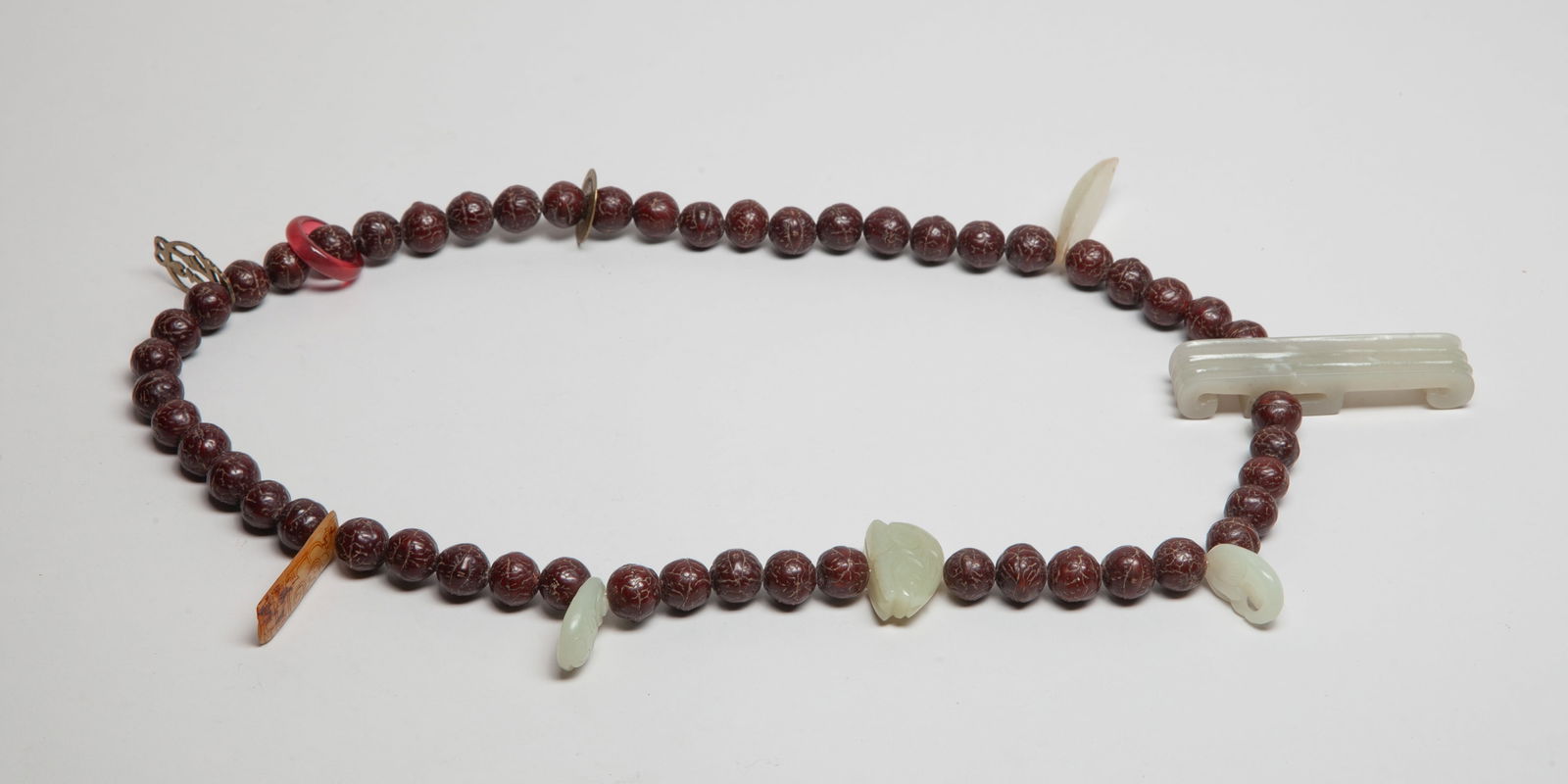 Estate Chinese Seed, Jade Mixed Prayer Beads (1 of 11)