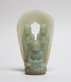 Estate Chinese Jade Sculpture of Buddha