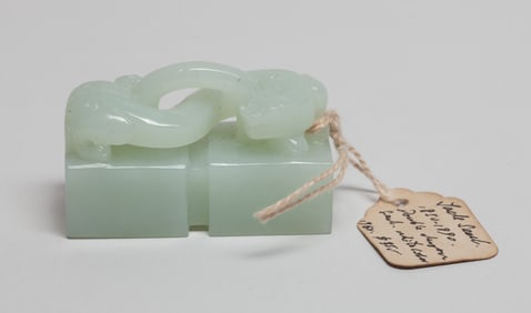 Special Chinese Export White Jade Seal