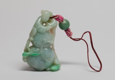 Chinese Export Jade Jadeite Pendant