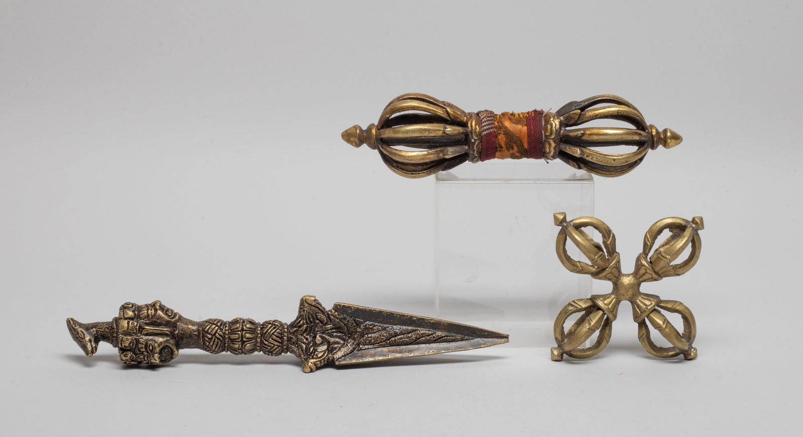 Estate Chinese/ Tibetan Bronze Pieces (1 of 13)