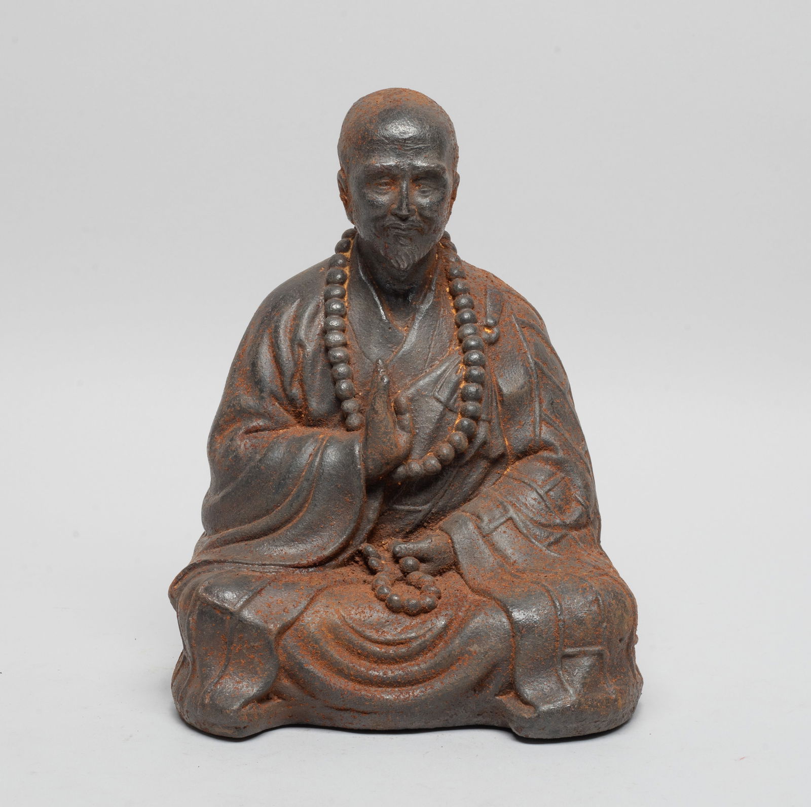 Estate Korean Metal Seated Buddha (1 of 14)