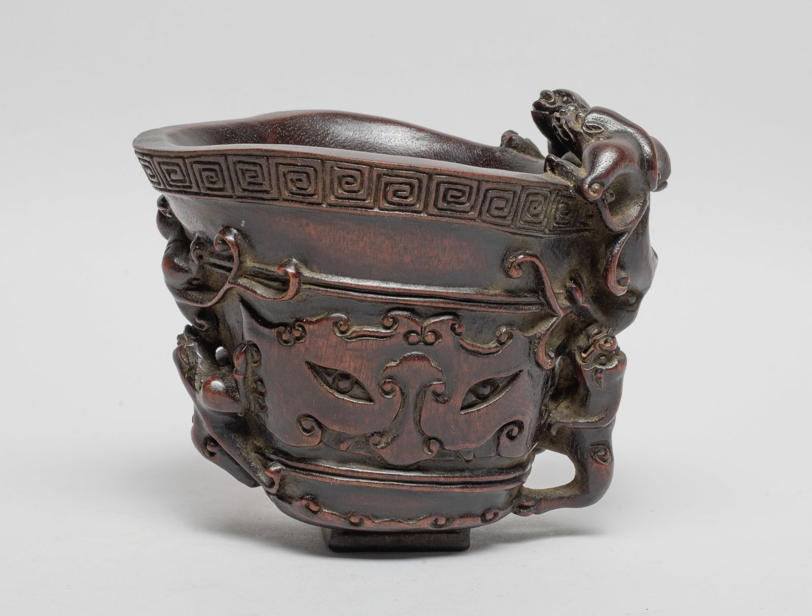 Rare Chinese Agarwood Carved Cup (1 of 13)