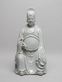 Chinese Blanc De Porcelain Sculpture