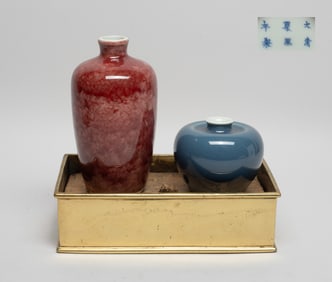 Estate Chinese Export Porcelain Writing Sets