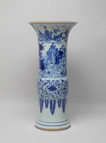 Tall Chinese Export Porcelain Vase