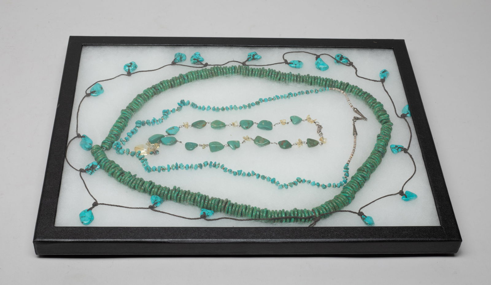 Estate Large Set Turquoise Like Necklaces (1 of 12)