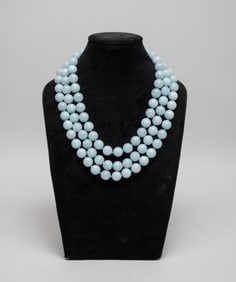 Estate Aquamarine Necklace