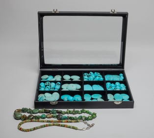 Estate Large Set Turquoise Like Collections