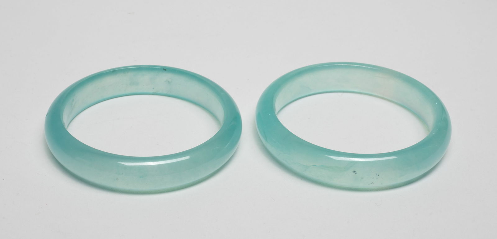 Two Clear Gemstone Bangles (1 of 10)