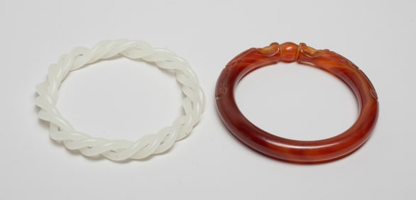 Two Chinese Export Bangles