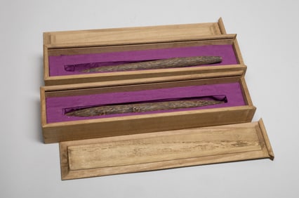 Two Chinese Export Agarwood Pieces