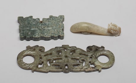 Estate Chinese Export Jade/ Stone Carvings
