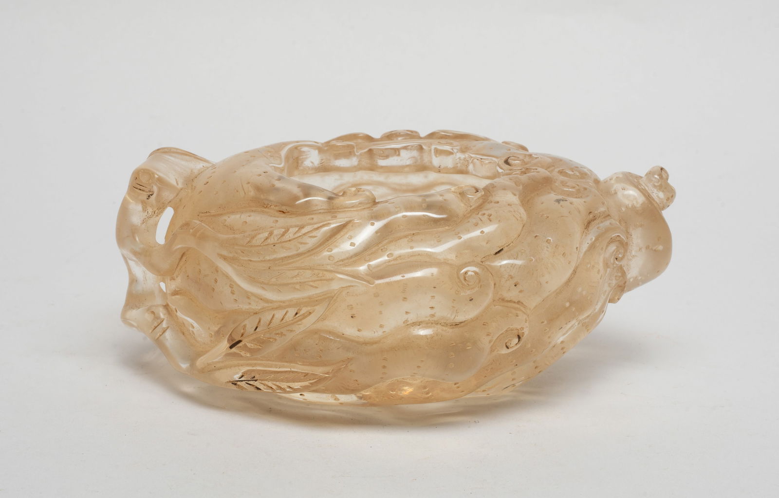 Chinese Export Crystal Like Brush Washer (1 of 11)