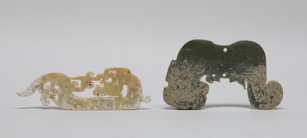 Two Chinese Jade/ Stone Carvings