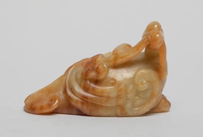 Chinese Jade/ stone Carved Bird
