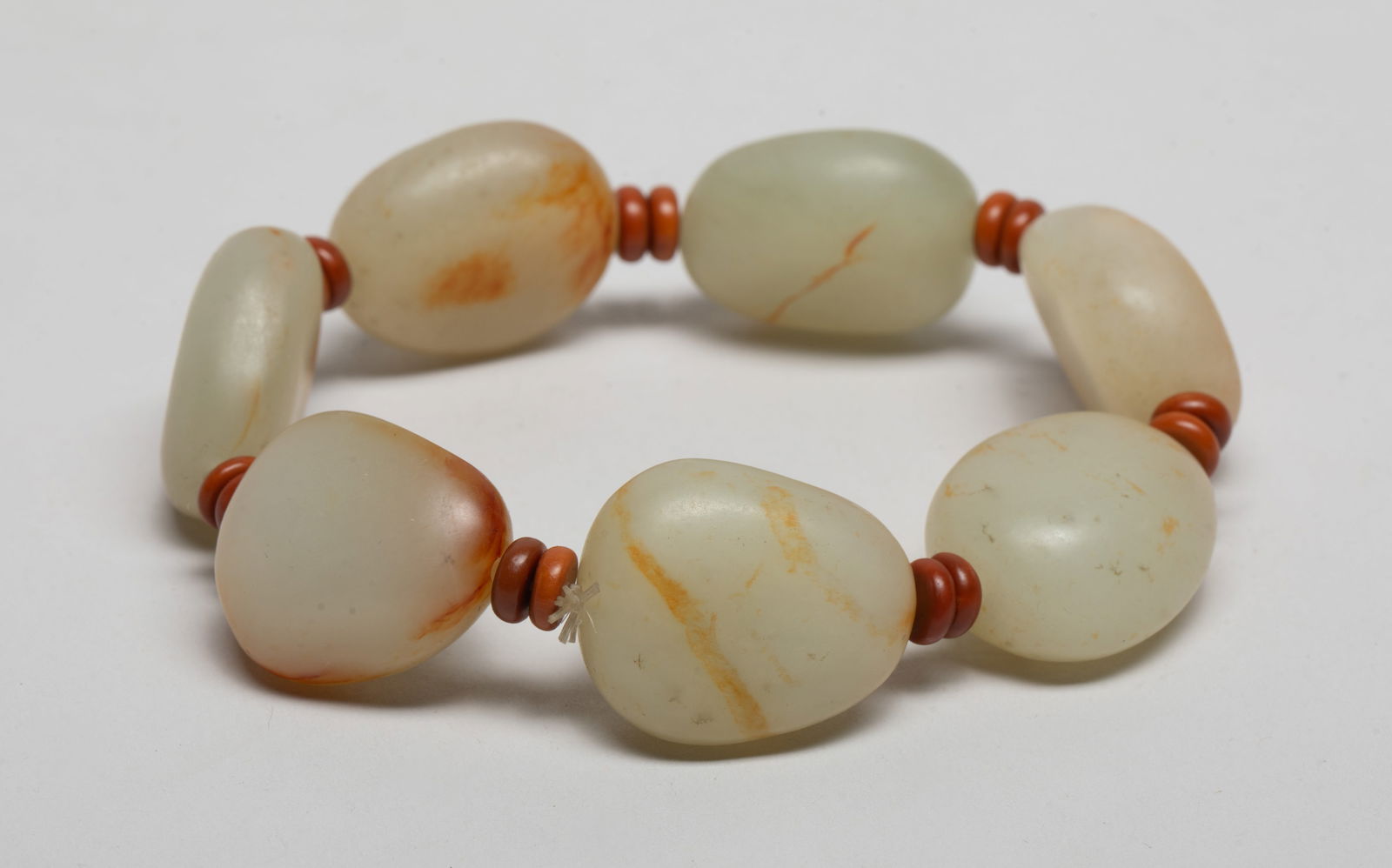 Chinese Russet Jade Prayer Beads (1 of 11)