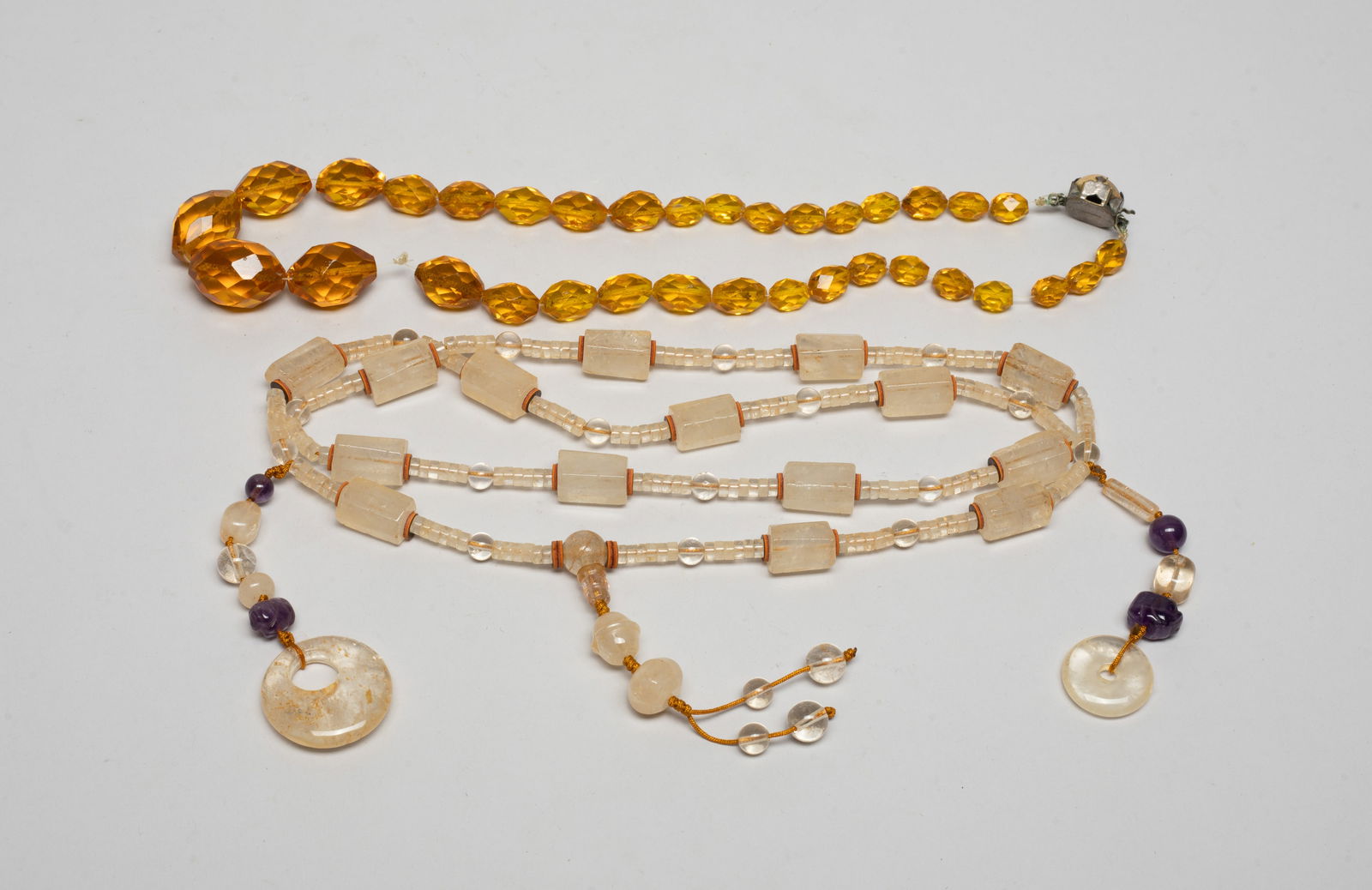 Estate Chinese Export Crystal Like Necklace (1 of 11)