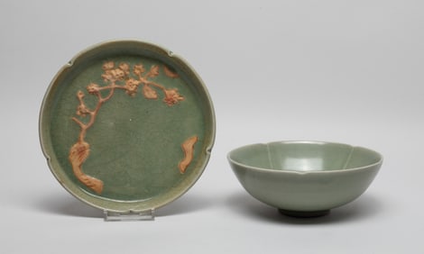 Two Chinese Longquan Porcelains