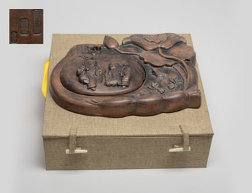 Estate Chinese Clay Ink Stone