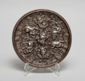 Chinese Export Bronze Mirror