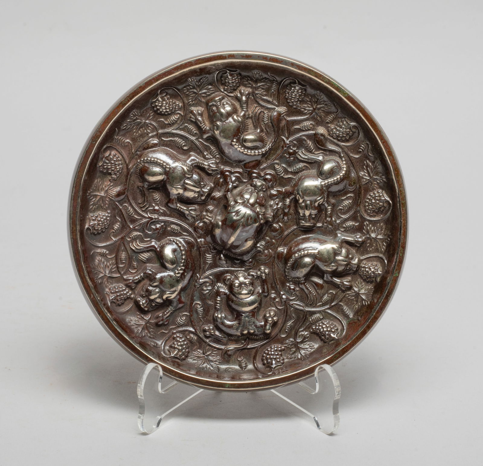 Chinese Export Bronze Mirror (1 of 11)