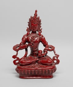 Chinese Cinnabar Like Sculpture
