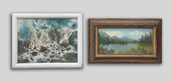 Two Antique / Vintage Oil Paintings
