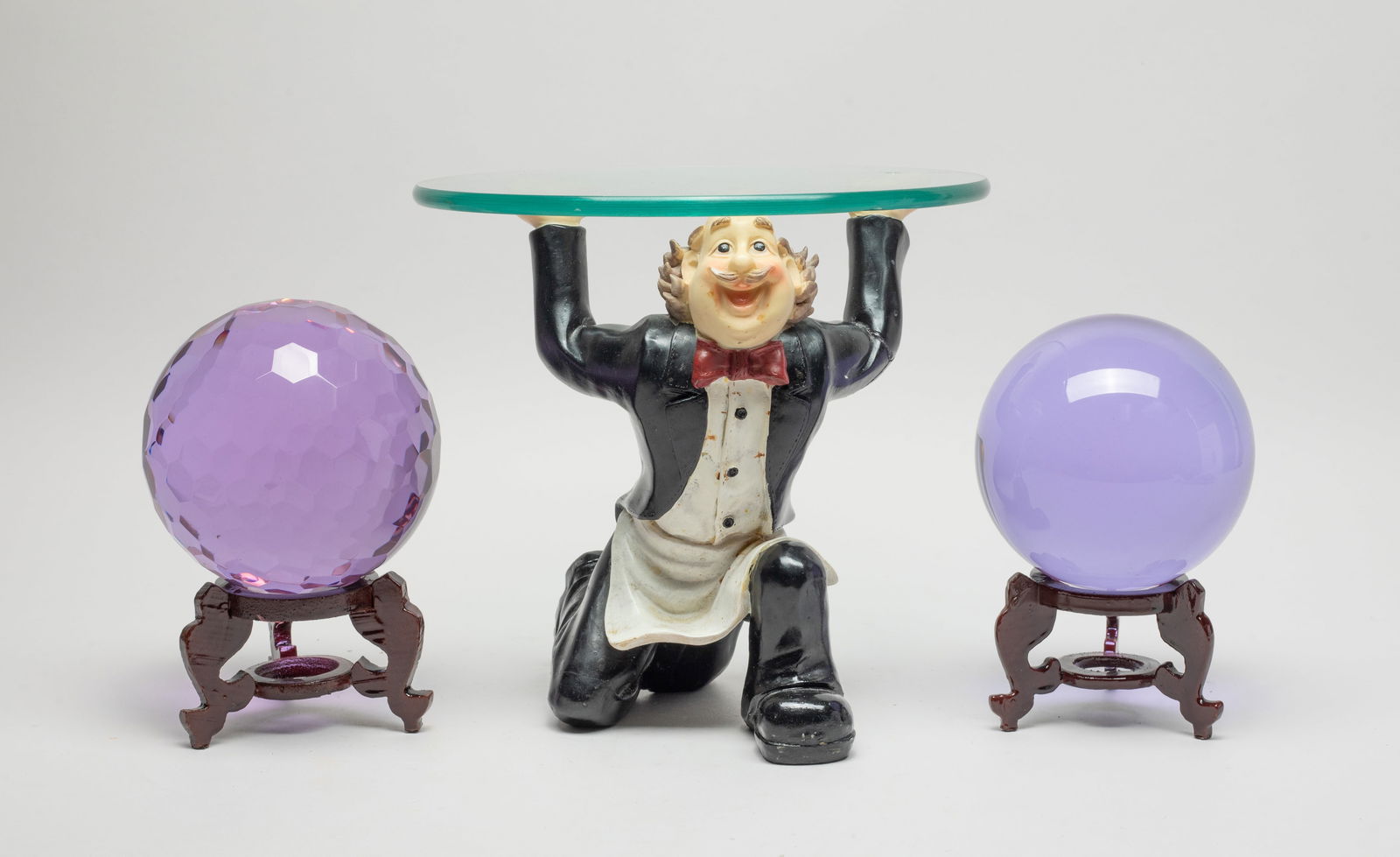 Mid-century Glass Balls, Table Wares (1 of 10)