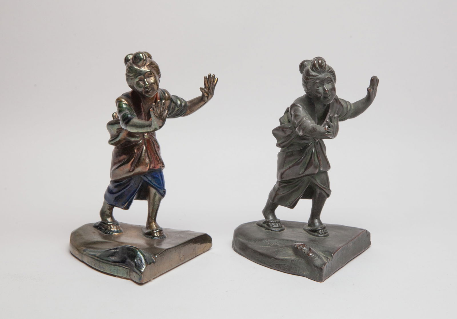 19-20th Painted Bronze Bookend (1 of 17)