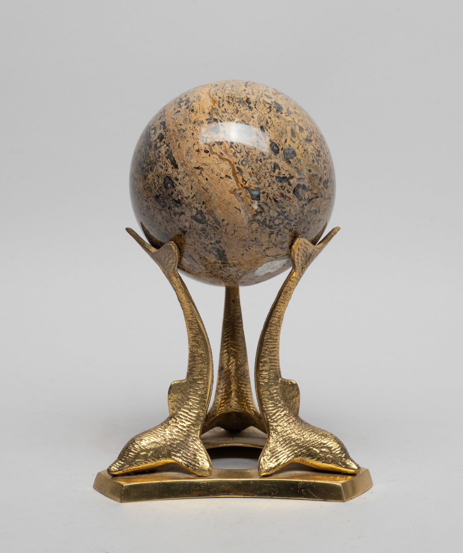 Fossilized Stone Ball Sculpture (1 of 10)