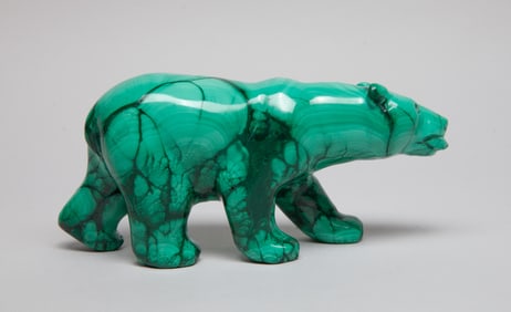 Designed Malachite Stone Sculpture