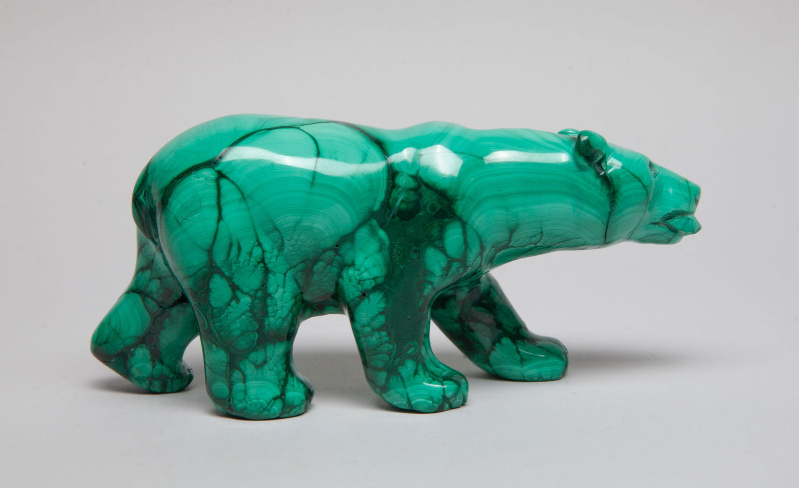 Designed Malachite Stone Sculpture (1 of 12)