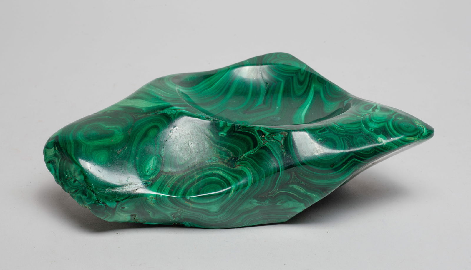 Estate Vintage Malachite Brush Washer (1 of 10)