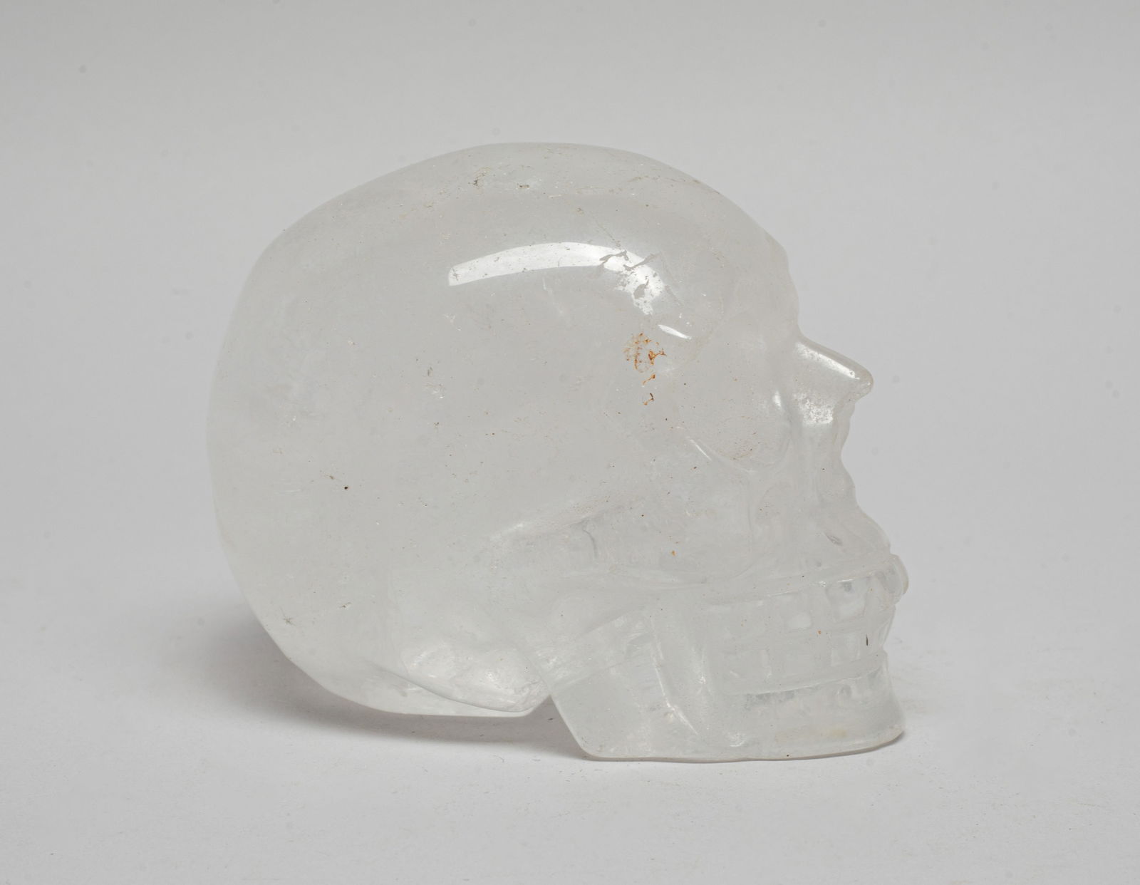 Vintage Rock Crystal Sculpture of Skull (1 of 8)