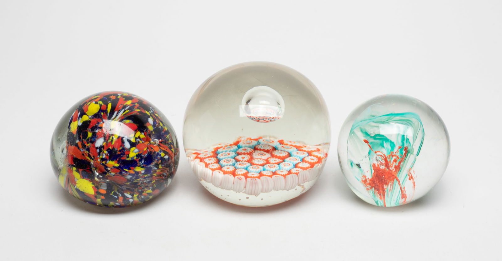 Vintage Millefiori Glass Paper Weights (1 of 11)